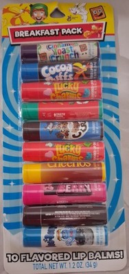 Taste Beauty Breakfast Pack 10 Flavored Lip Balms Multicolor Cruelty-Free