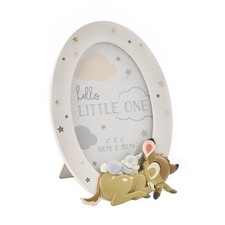Magical Beginnings Resin Bambi  Thumper Photo Frame 4" x 6" - Adorable Baby ...