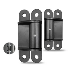 2 Pack Heavy Duty Outdoor Gate Hinges with Sealed Bearings, Bolt On Design fo...