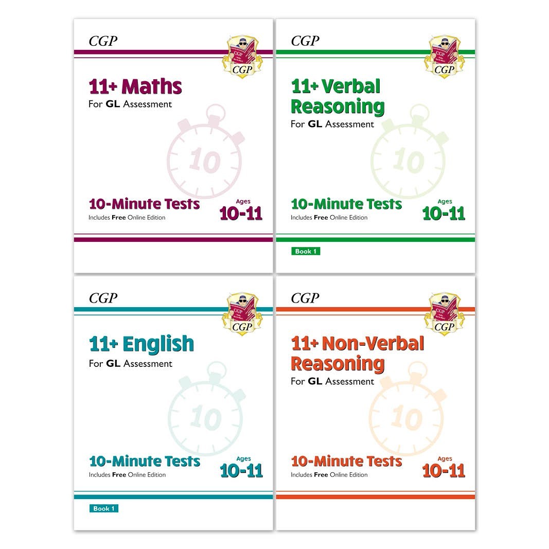CGP 11+ 10-Minute Tests For GL Assessment 4 Books Collection Set-Ages 10-11 -PB - Image 2