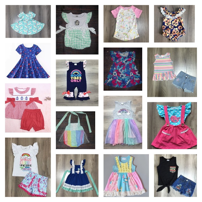 NEW Baby Girls Spring Summer Clothes Lot 12-18 M Boutique Wholesale