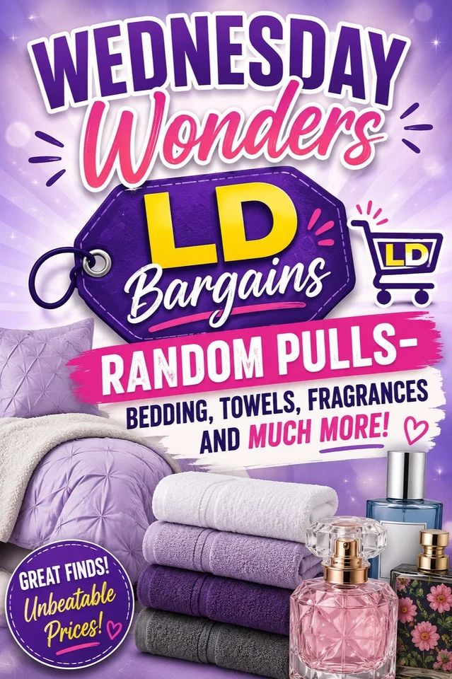 Wednesday wonders- Random pulls bedding, towels anf fragrance and much more
