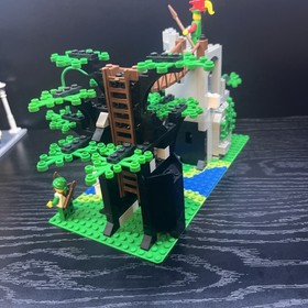 LEGO 6071 - Castle Forestmen's Crossing - 100% Complete Rare Retired Vintage Set