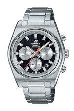 Unused CASIO EDIFICE EFB-730DJ-1AJF Black Quartz Chronograph Men's Watch in Box