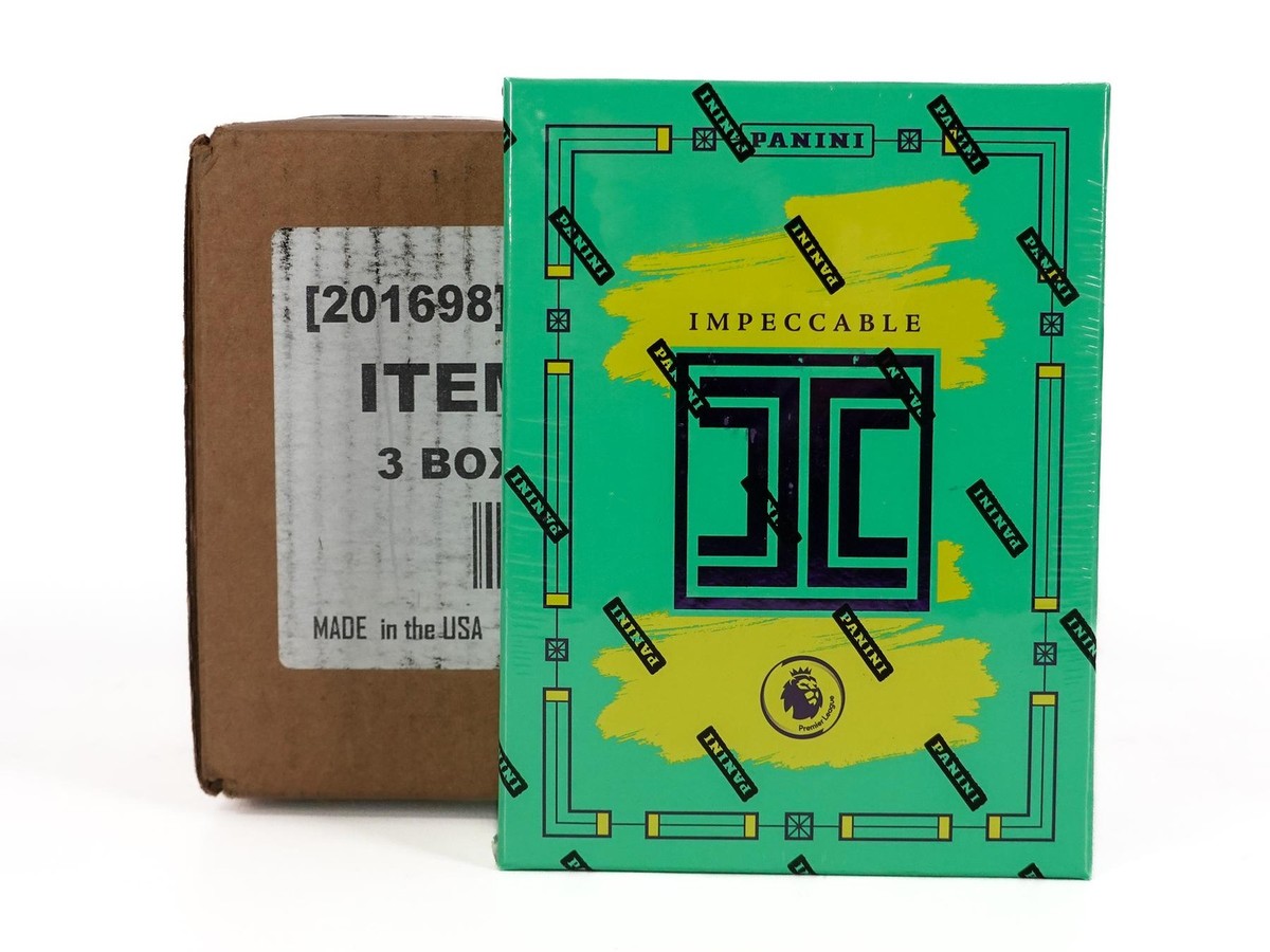 2023/24 PANINI IMPECCABLE SOCCER HOBBY 3-BOX CASE | eBay