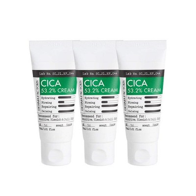 Derma Factory Cica 53.2% Cream 30ml (3 Pack)