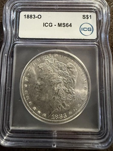 1883-O Morgan Silver Dollar MS64 ICG