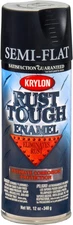 (K09203007-6 PK) 'Rust Tough' Semi-Flat Black Rust Preventive Enamel - 12 Oz. Ae