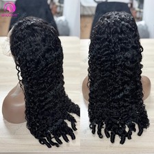 Burmese Curly 13x4/13x6 Lace Frontal Human Hair Wigs Natural Color Remy Hair Wig