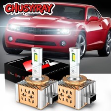 D1S LED Headlight Bulbs Bright White for Chevrolet Camaro 2010-2013 HID Replace