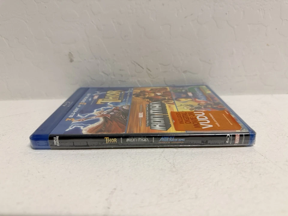 Marvel Animated Triple Feature Thor Iron Man Next Avengers Blu-ray BRAND NEW - Image 3 of 4