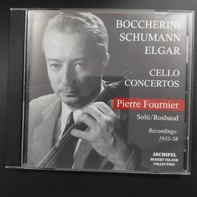 PIERRE FOURNIER boccherini schumann elgar cello concertos EX/EX (CD Album)