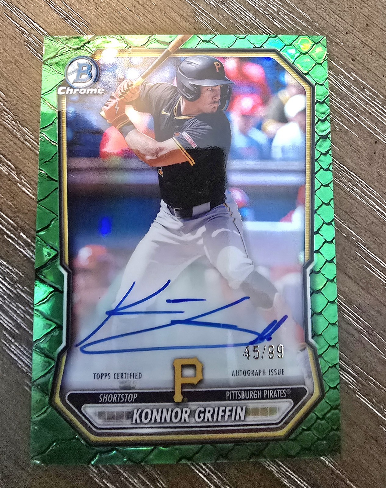 Konnor Griffin 2026 Bowman #CPA-KG Chrome Prospect Autographs 