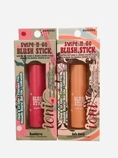 IONI "Glampalooza" Swipe N Go Cheek & Lip Blush Stick NEW Raspberry Soft Coral