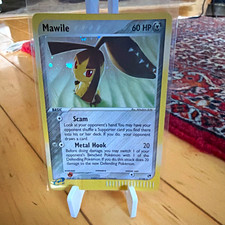 Pokemon TCG Mawile 9/100 EX Sandstorm Holo 2003 English NEAR MINT WITH SWIRL💫
