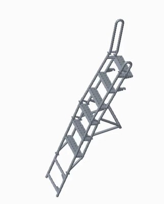 3Dprinted 1/72 Scale Su-22 Boarding Ladder unpainted model