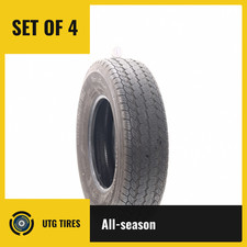 Set Of 4 Used Lt 21585r16 Continental Vancofourseason 115112q - 6.5-7.532 Set Of 4 Used Lt 21585r16 Continental Vancofourseason 115112q - 6.5-7.532
