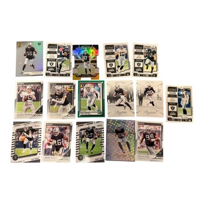 Raiders - Team Lot. Inserts, RC, Patches, Autos. Great Gifts!