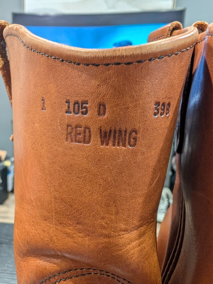 Red Wing Pecos boots Size 10.5 D (1115) - Image 3 of 4