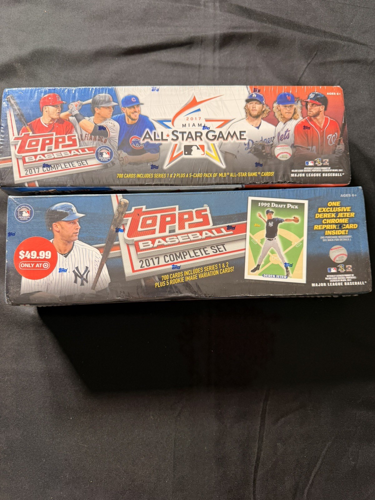 Lot Of 2 TOPPS BASEBALL MLB FACTORY SEALED SETS 2017