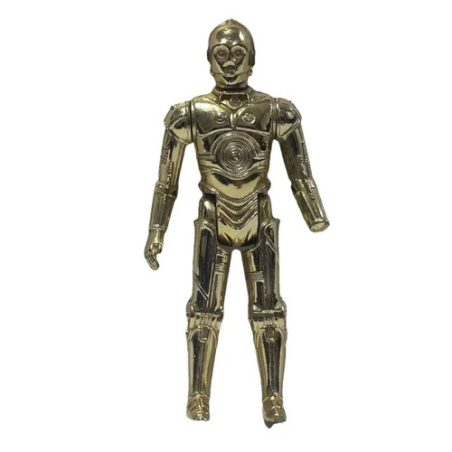 C-3PO 1977 Vintage Kenner Star Wars Action Figure Broken Left Hand Hong Kong