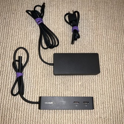 Microsoft OEM Docking Station Model 1661 for Microsoft Surface Pro + AC Adapter