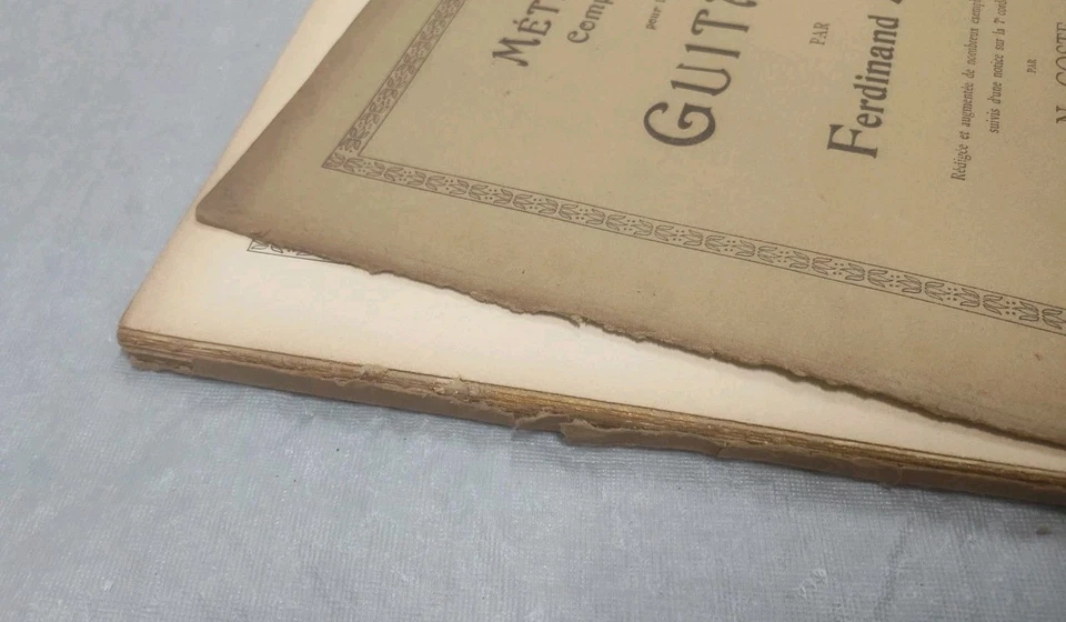 Ferdinand Sor Method For Guitar Paris N. Coste Book 31 Lessons Classical Spanish - Image 2 of 4