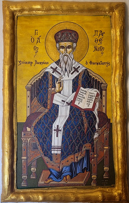 Saint Parthenios of Lampsakos ΑΓΙΟΣ ΠΑΡΘΕΝΙΟΣ Greek Cypriot Easter Orthodox Icon