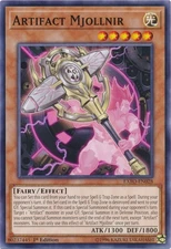 Yugioh! LP Artifact Mjollnir - EXFO-EN028 - Common - 1st Edition Lightly Played,