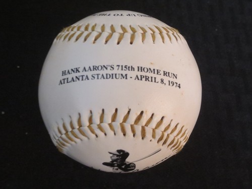 Hank Aaron Foundation 1996 Atlanta Braves Logo Ball Baseball - Picture 3 of 4