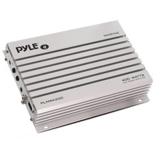 Pyle Hydra Marine Amplifier Upgraded Elite Series 400 Watt 2 Channel Bridgeab...