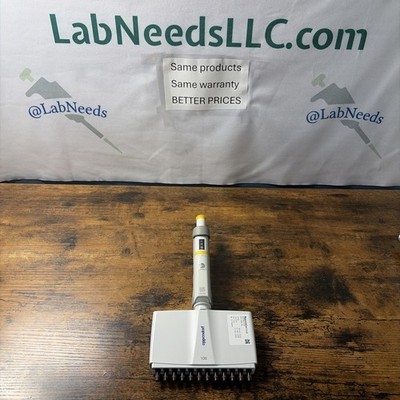 Eppendorf Research Plus 100 Pipette 10-100uL 8 Channel Pipetman