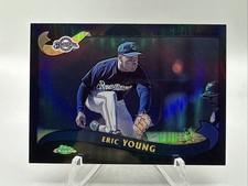 2002 Topps Chrome Traded & Rookies ERIC YOUNG Black Refractor /100 #T63