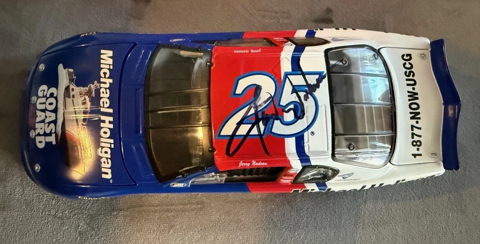 2000 Action Michael Holigan COAST GUARD #25 Jerry Nadeau 1:24 Autographed - Image 4 of 4