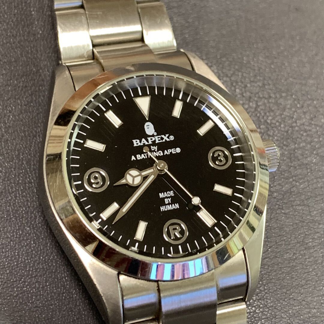 Vintage Bapex Ape Type12 Analog Quartz Men's Watch 512019588 Vintage Bapex Ape Type12 Analog Quartz Men's Watch 512019588