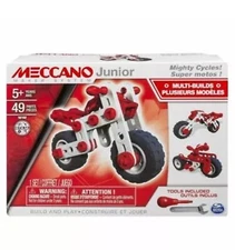 Meccano Junior Maker System Mighty Cycles Super Motos Set New