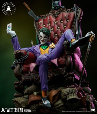 EXCLUSIVE DC Joker on Throne Deluxe Tweeterhead 1/6 Scale Maquette