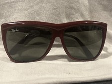 Vintage B  L Ray-Ban Frame France Sunglasses W0355 Traditionals Marnie Burgundy
