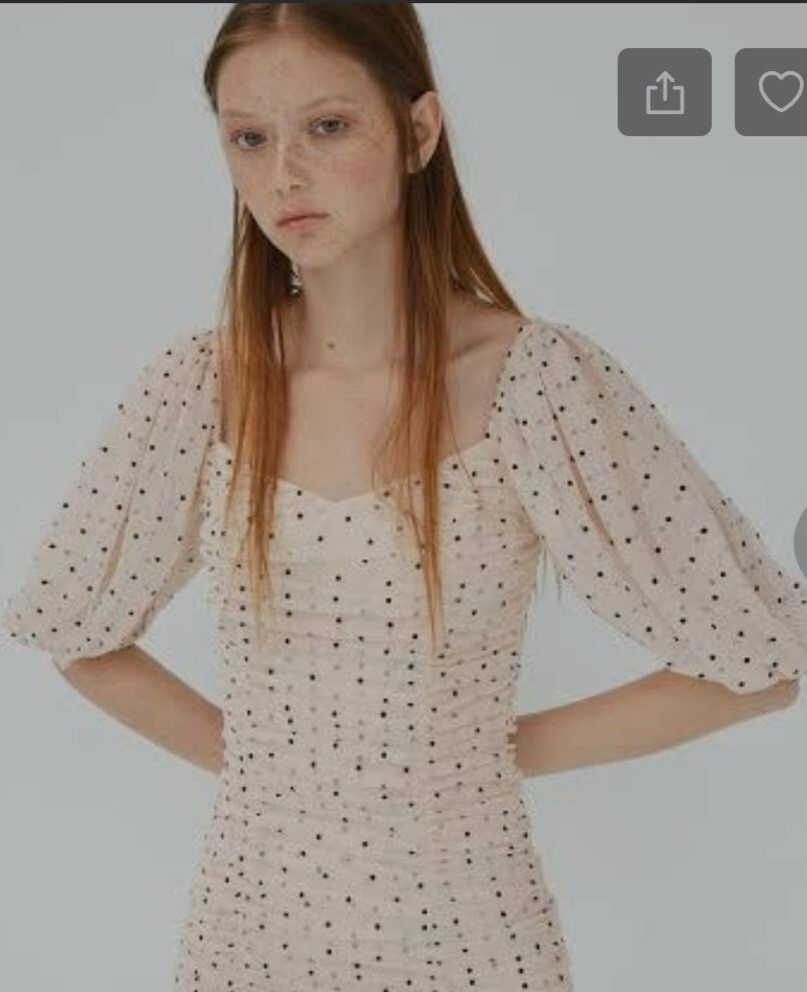 Top Zara Zara White Polka Dot Tulle Dress ?Zara Polka Dot ,draped