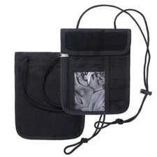 Travel Passport Holder Wallet Bag Security Neck Stash Hidden Pouch Anti-theft