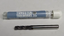 TUNGSTEN TOOLWORKS CARBIDE SQUARE END MILL 0.166" 4FL AITiN GP4