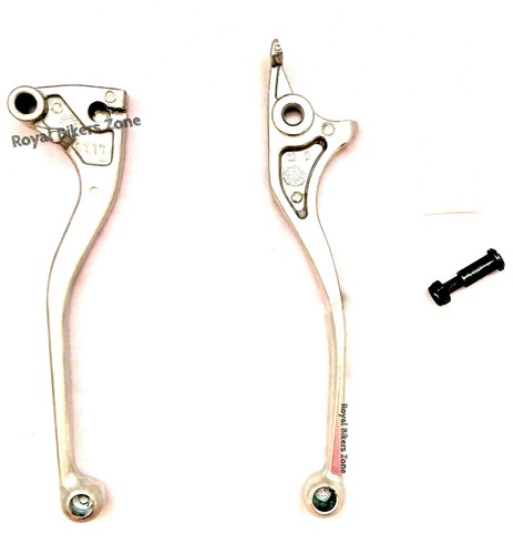 Royal Enfield Kit "Clutch & Brake Lever" Silver FREE OIL FILTER Himalayan 411" - Foto 2 di 5