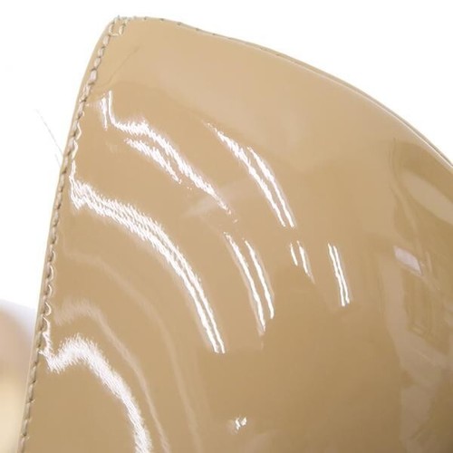 Christian Louboutin Pumps Heels Patent Leather Beige Size 42 US12 Used From JP - Picture 7 of 7