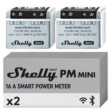 Shelly PM Mini Gen3 | WiFi Smart Power Meter 1 Channel 16 A | Home Automation...
