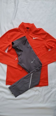 Nike Pro Elite Rosa Zip and Power Tights size Medium combo Track and Field  rare | eBay