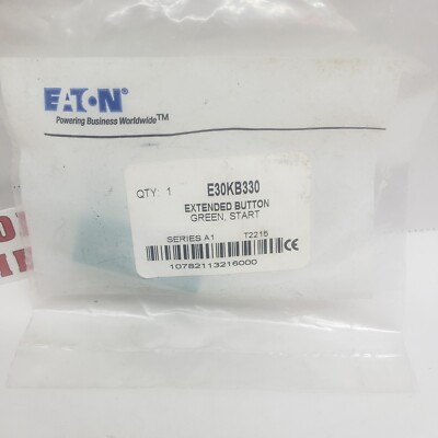 Eaton Extended Button GREEN Start  #E30KB330