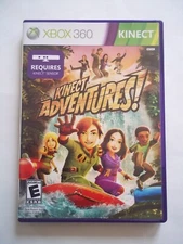 KINECT ADVENTURES! - Rated E - XBOX 360 Game, Booklet & Case (Requires Sensor)