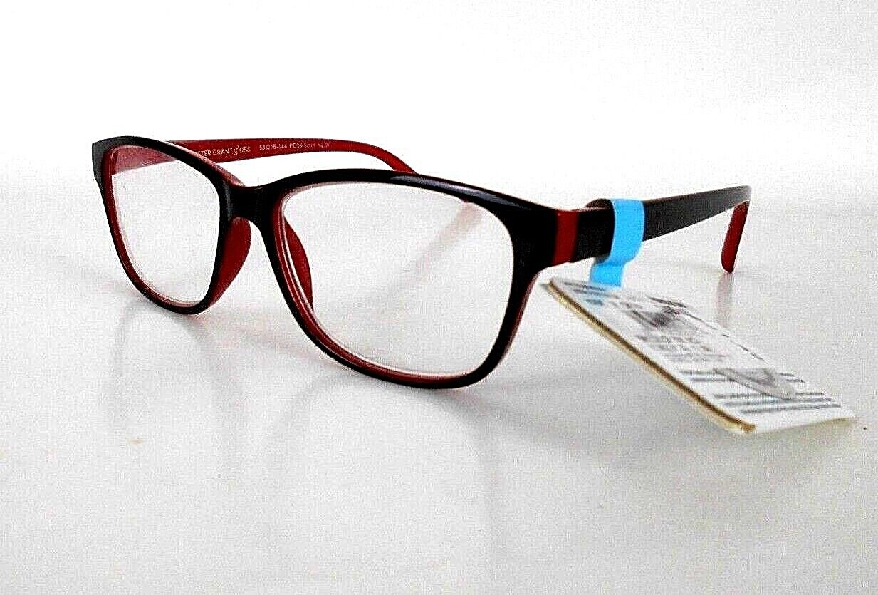 Stylish Foster Grant Kinley Red Reading Glasses for Women-image