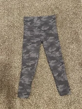Spanx Women's Seamless Shape Wear Leggings Grey Camo Small