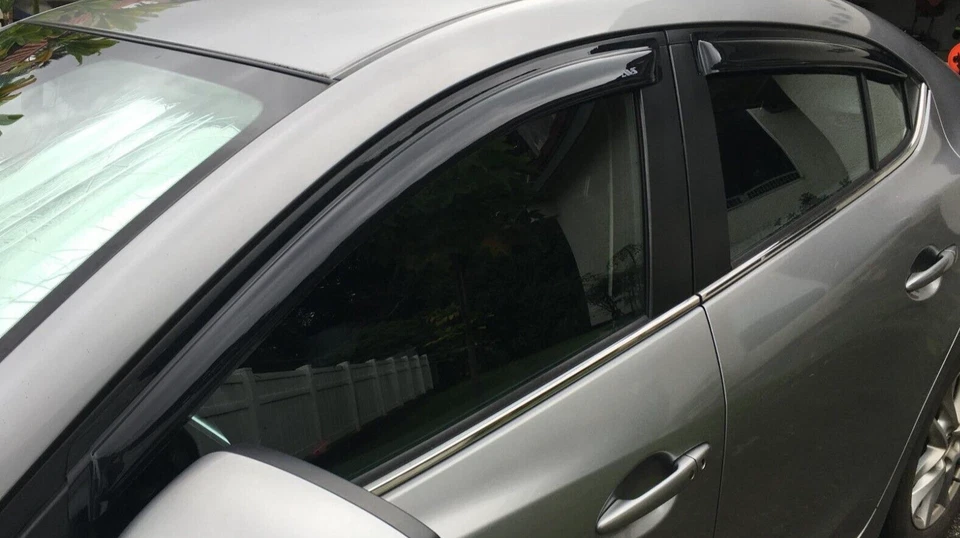 AVS 烟带防雨罩通风遮阳板适用于 14-18 马自达 3 轿车和舱口 — 第 3/4 张图片